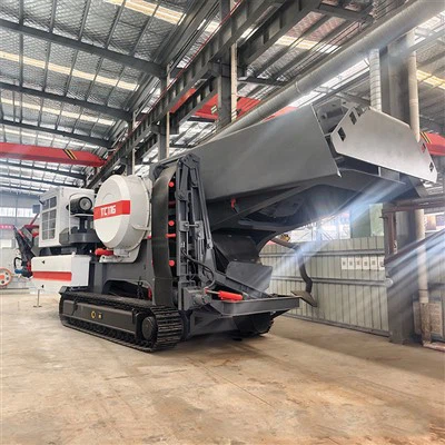 Limestone Crawler Mobile Crusher